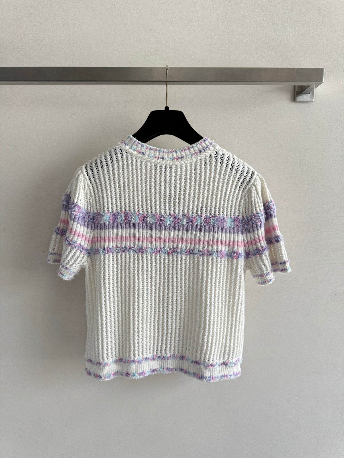 25fw Hollow knit cardigan