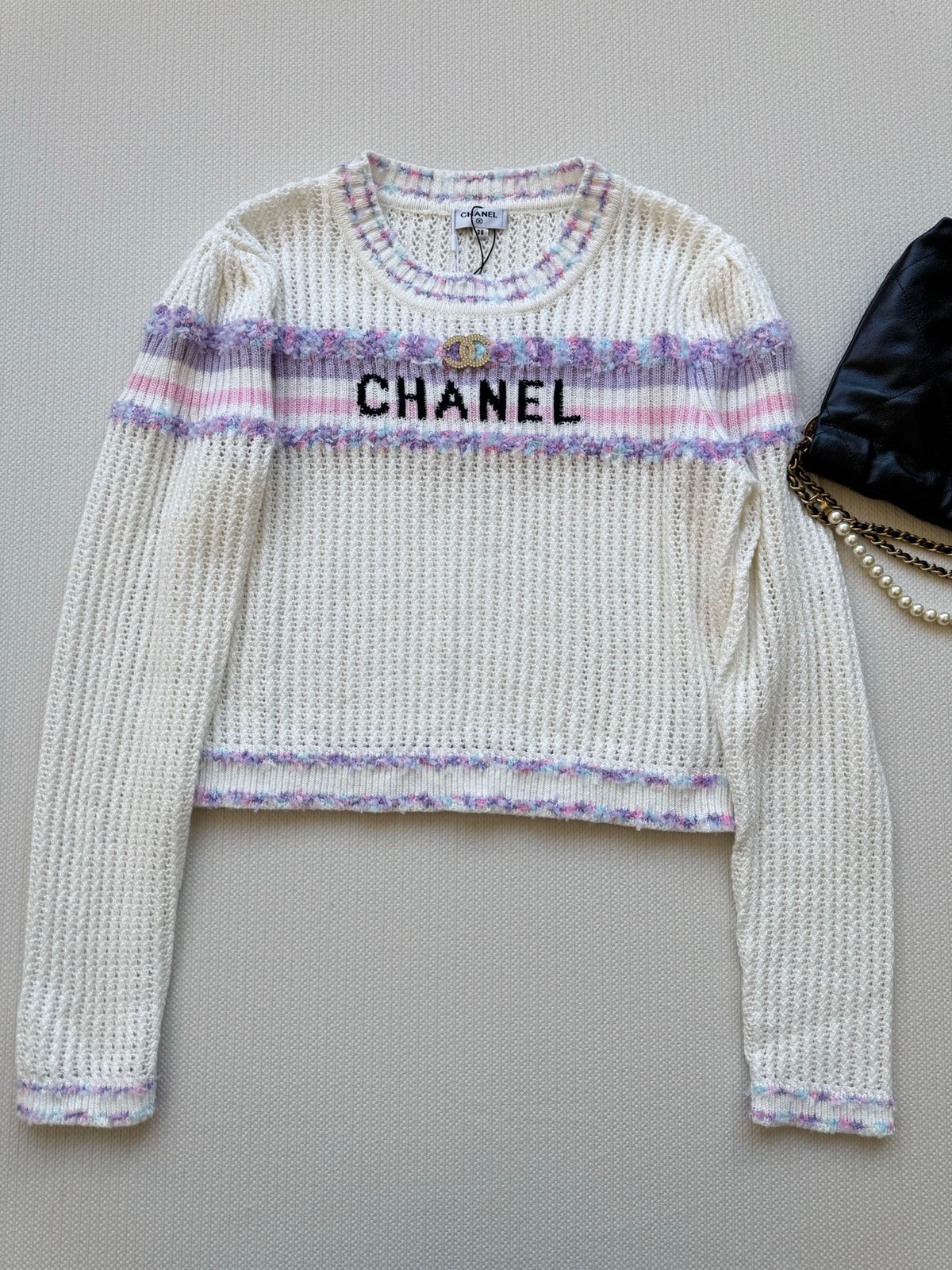 25fw Hollow knit sweater