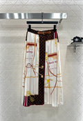 25fw Mid length skirt set