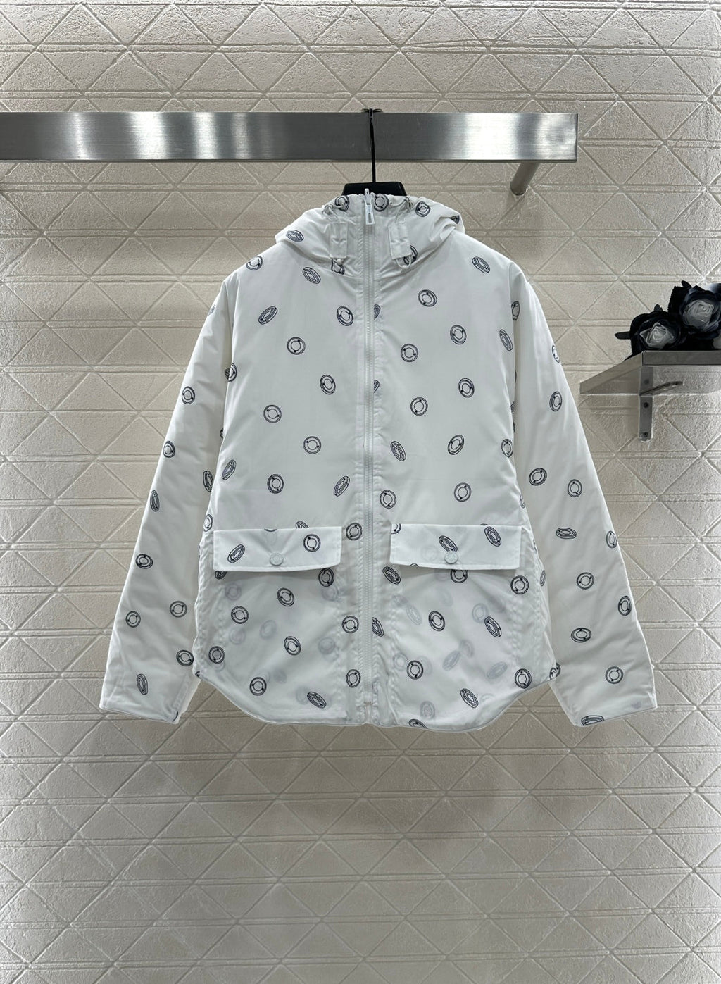 25fw Hide hood, wear cotton jacket on both sides