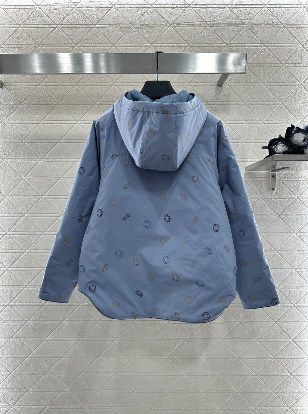 25fw Hide hood, wear cotton jacket on both sides