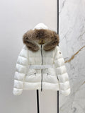 25fw Hooded short down jacket