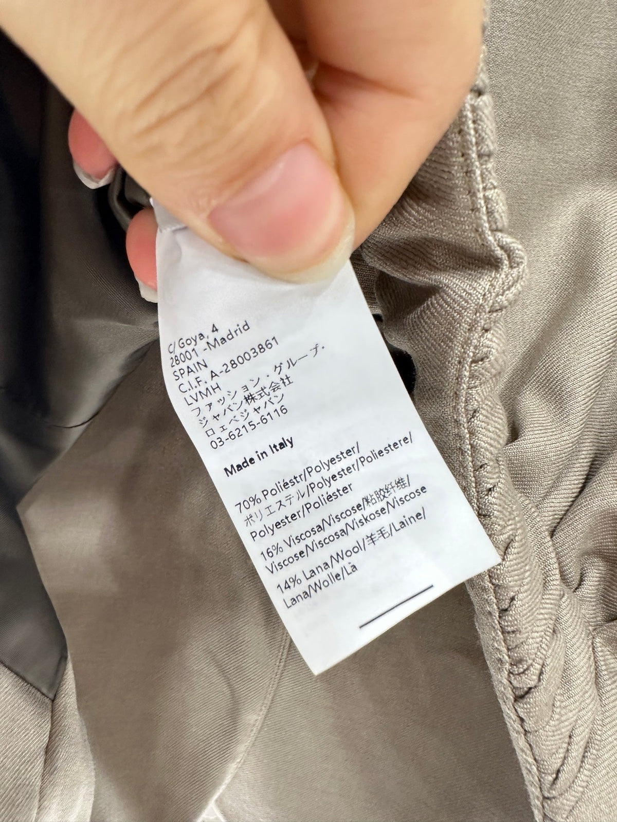 25fw Elastic pleated suit jacket