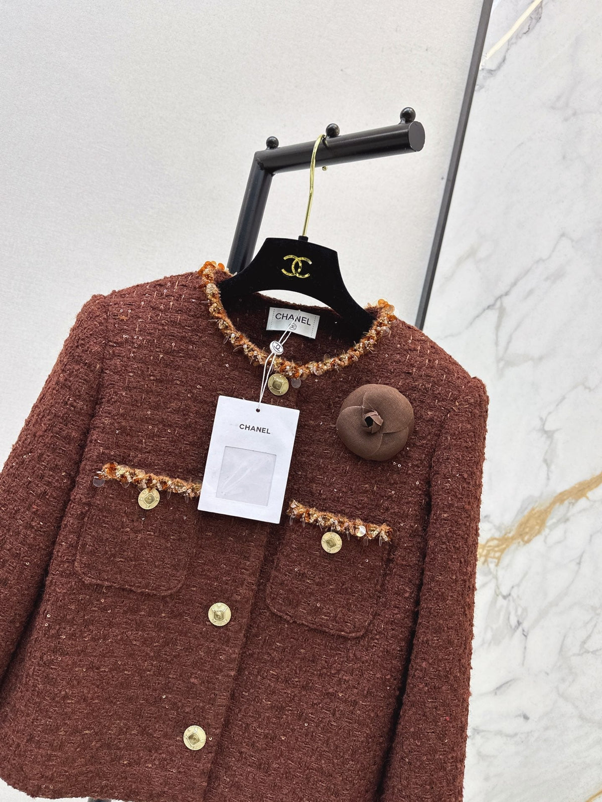 Woven Tweed Jacket
