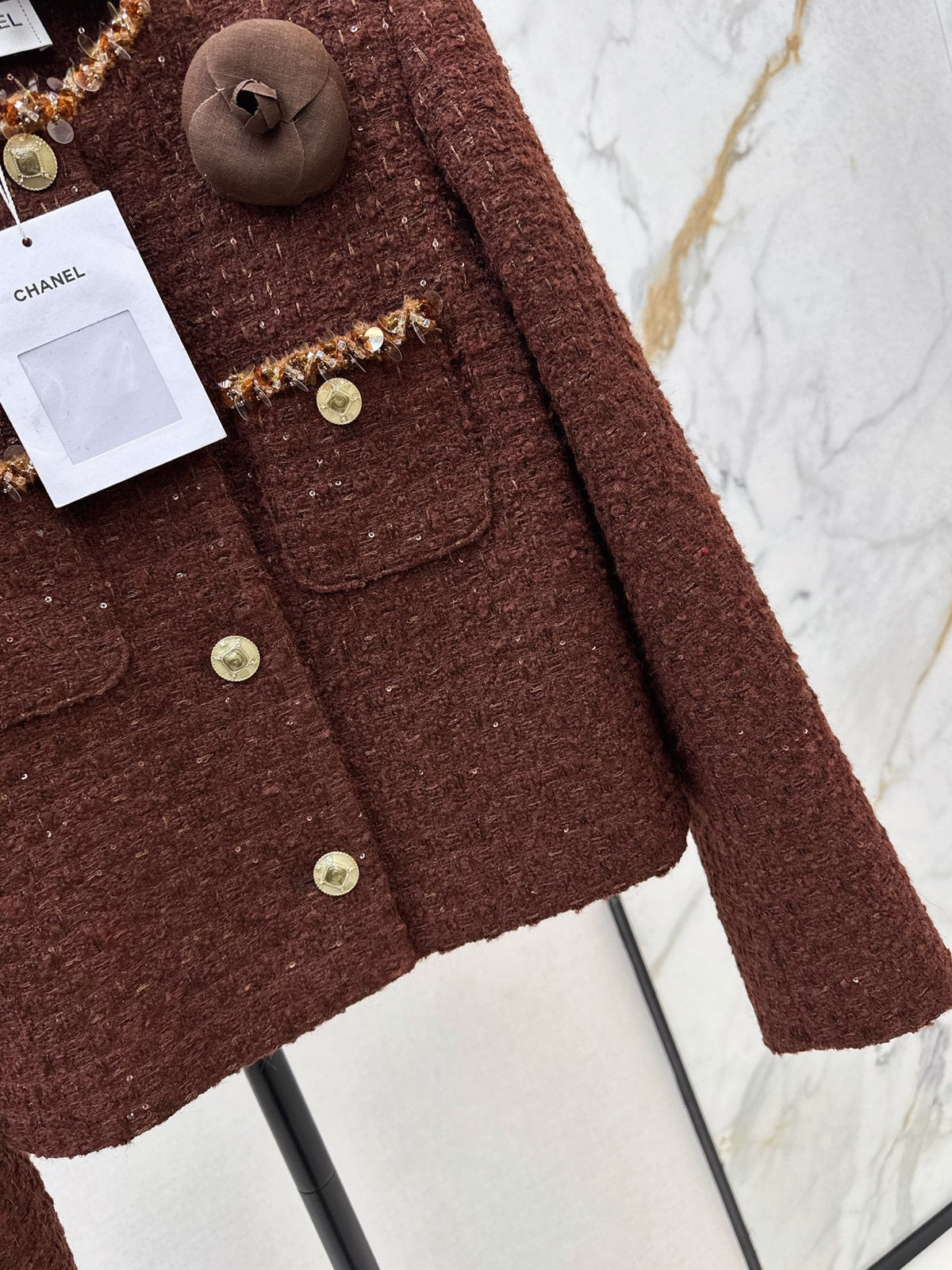 Woven Tweed Jacket