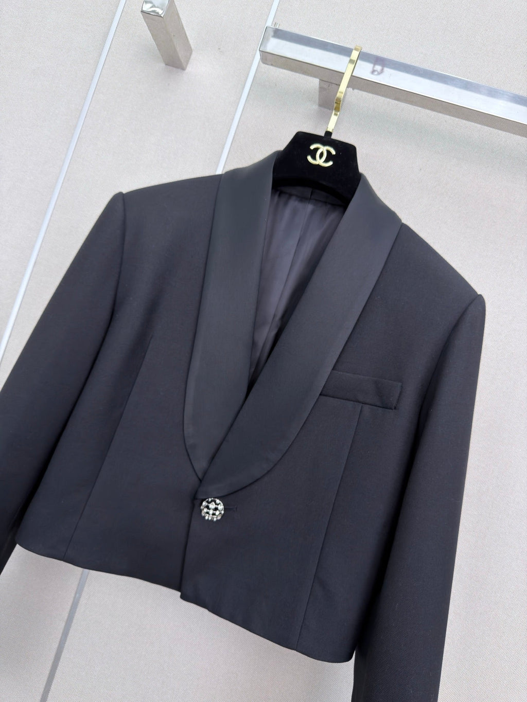 Acetate Lapel Blazer