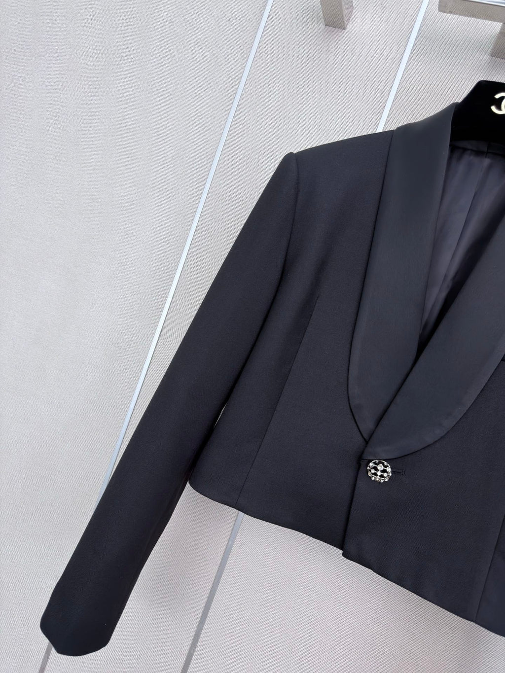 Acetate Lapel Blazer