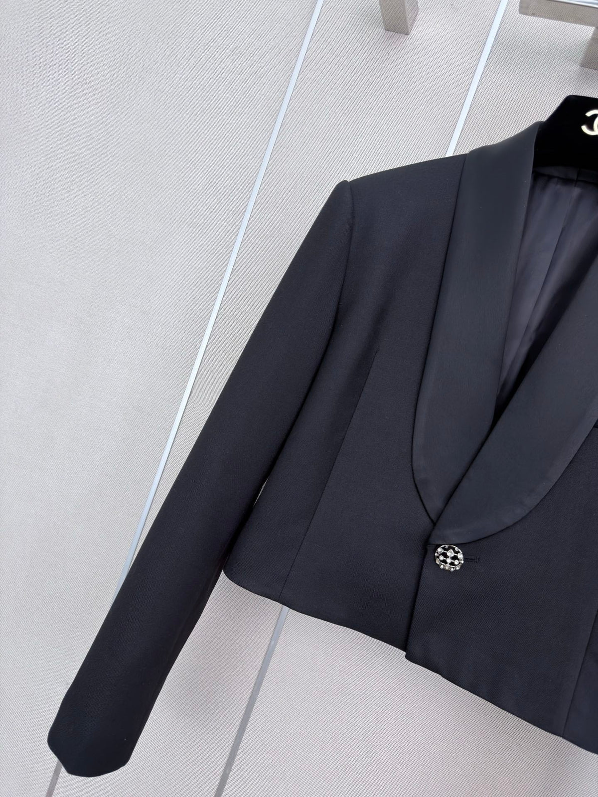 Acetate Lapel Blazer