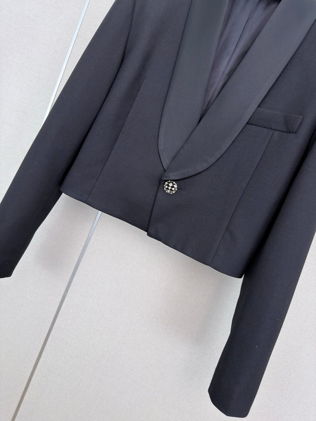 Acetate Lapel Blazer