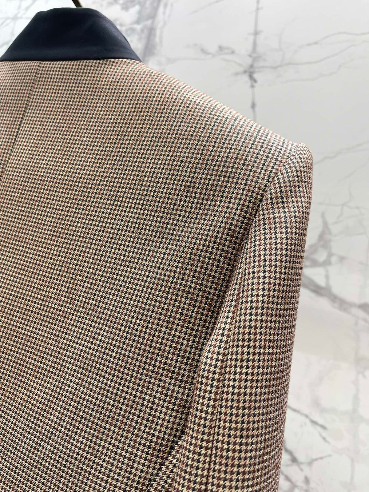 Beige Half-Zip Knit Top