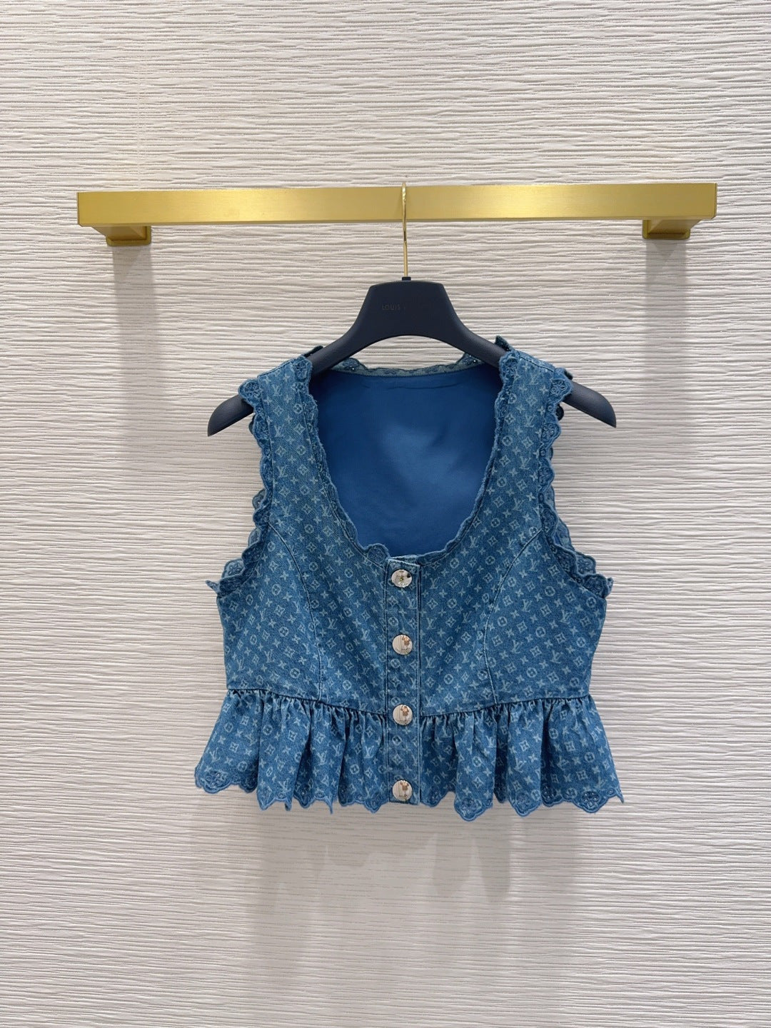 26ss new denim vest