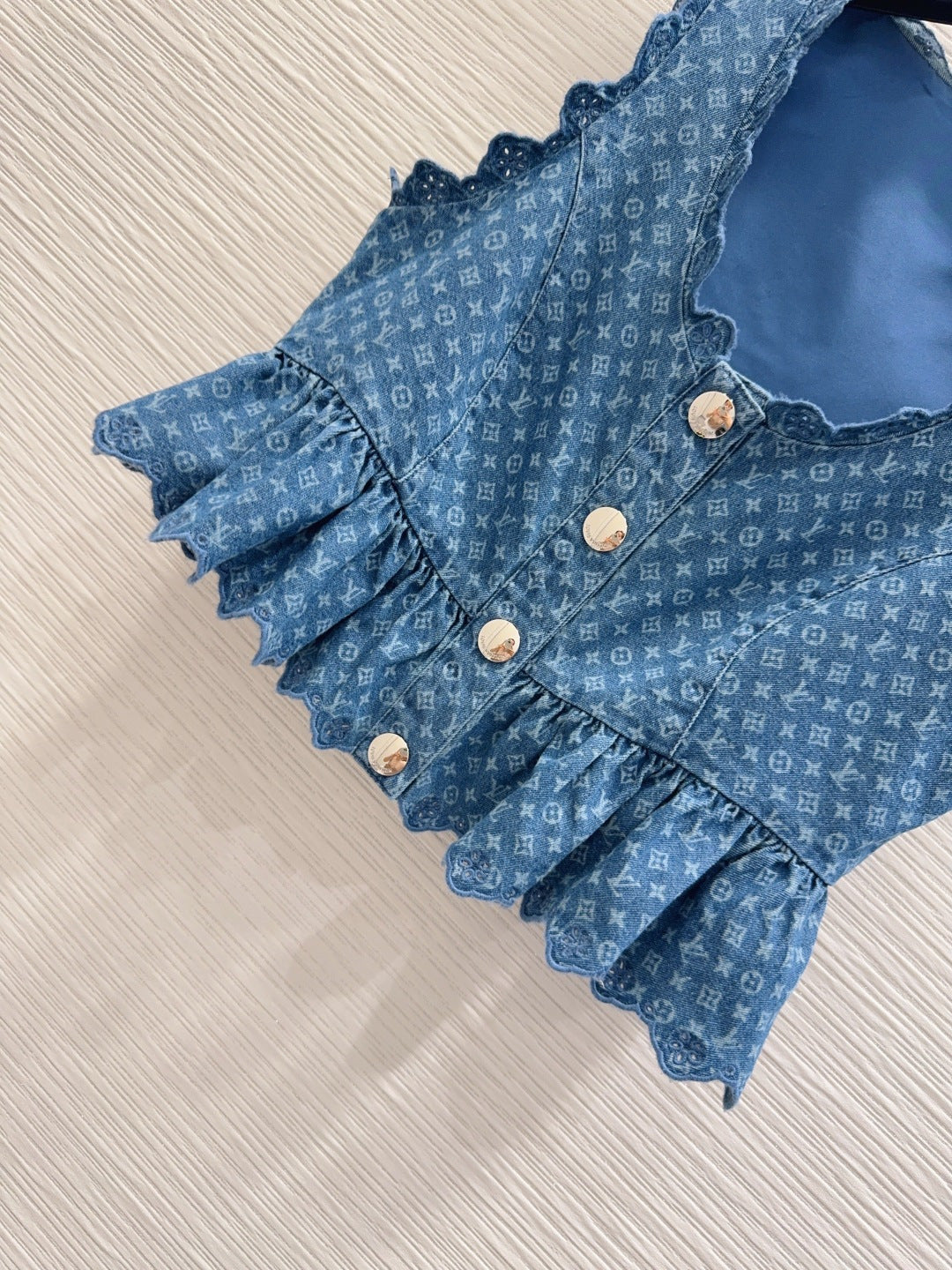 26ss new denim vest