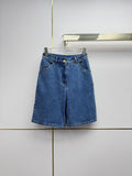 Embroidered Straight-Leg Denim Trousers