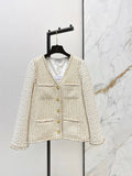 26Gilded Tweed Panel Jacket
