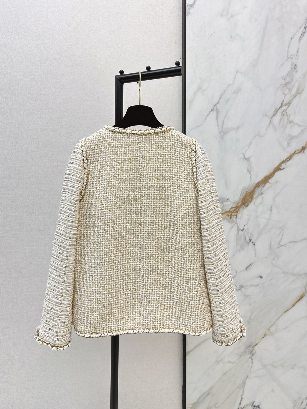 26Gilded Tweed Panel Jacket
