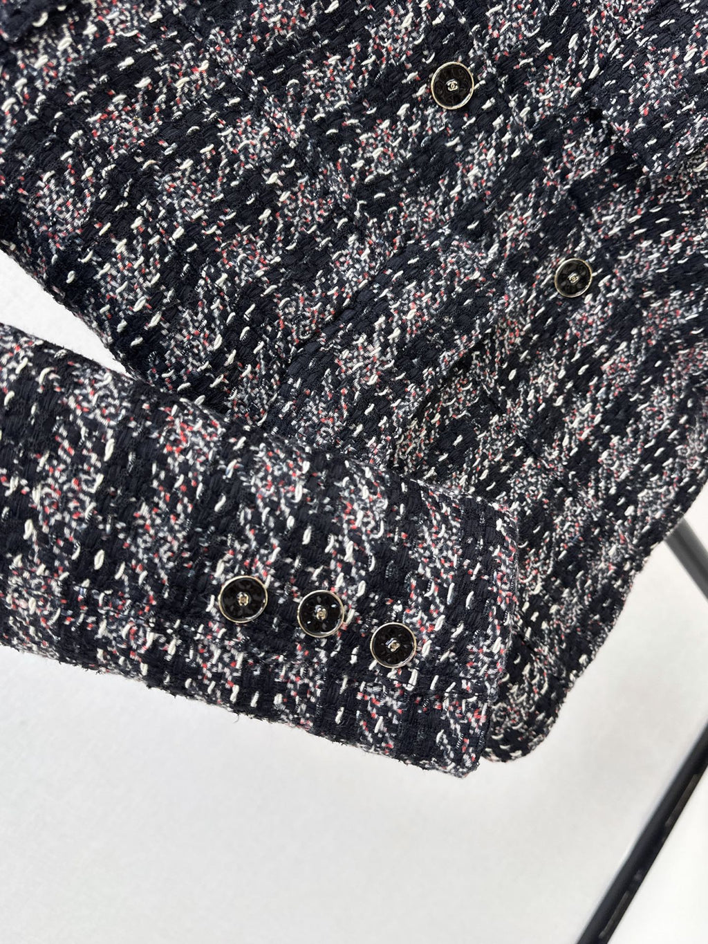 Mid-length tweed jacket