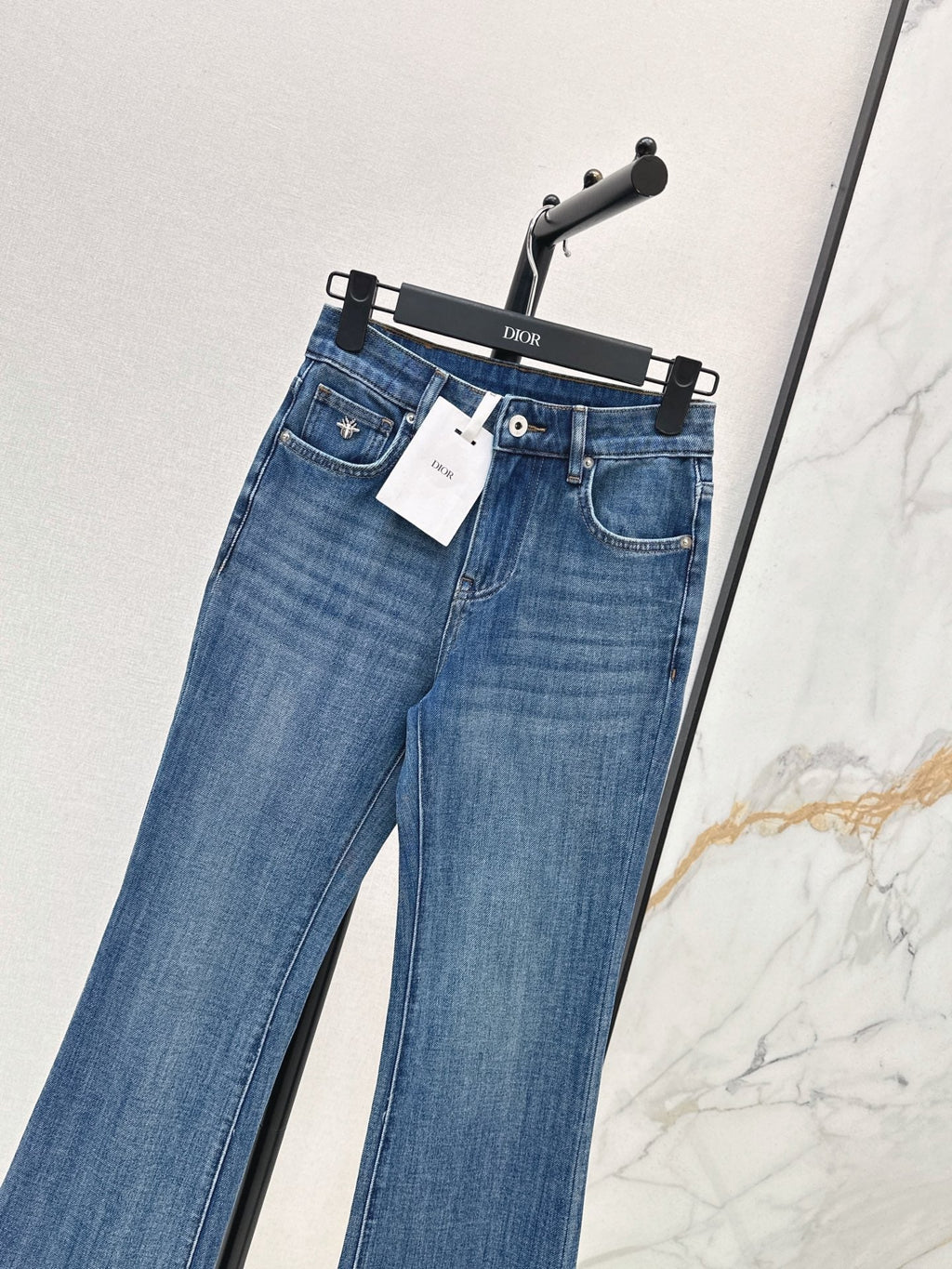 Slim-fit slight-flare jeans