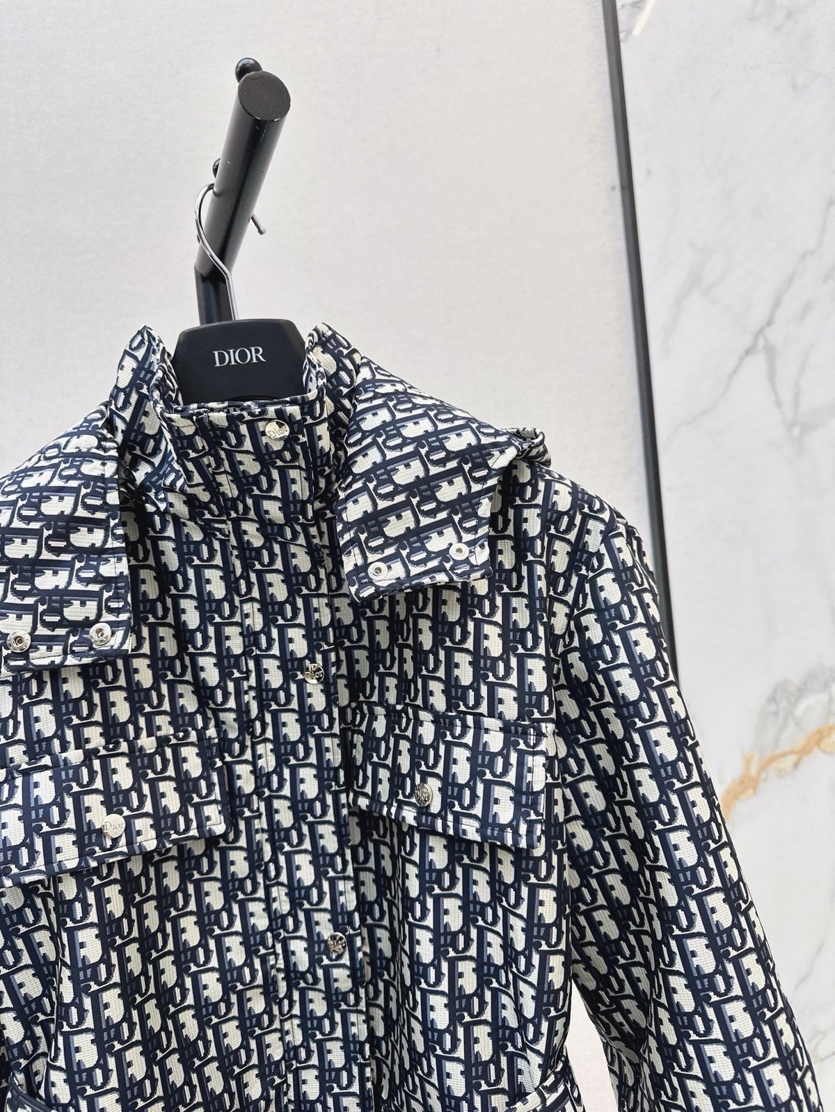 Hooded Mid-Length Jacket