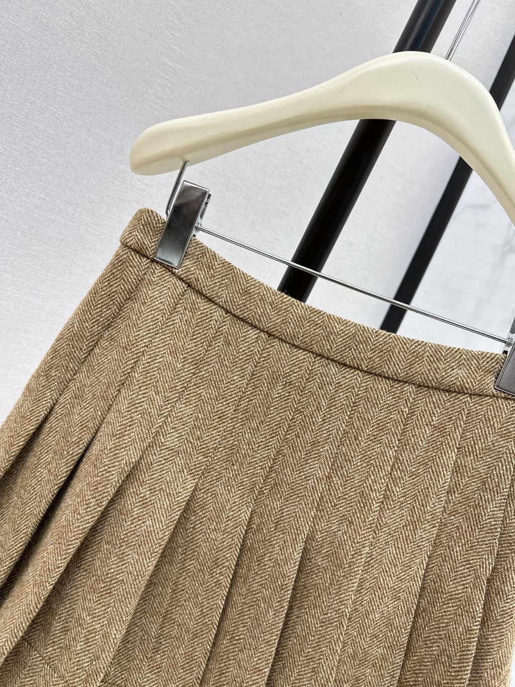 Ermanno Scervino/26 Latest Herringbone Pleated Skirt