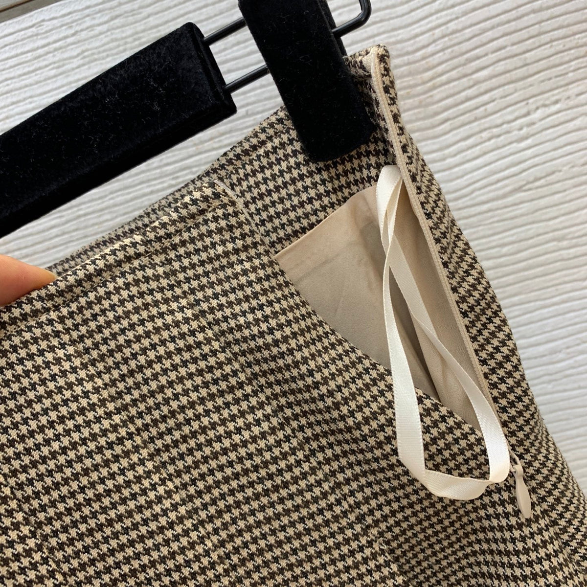 26 New Houndstooth Pattern Two-Piece Set