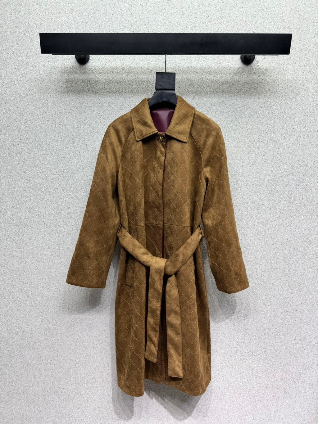 26 New Camel Long Trench Coat