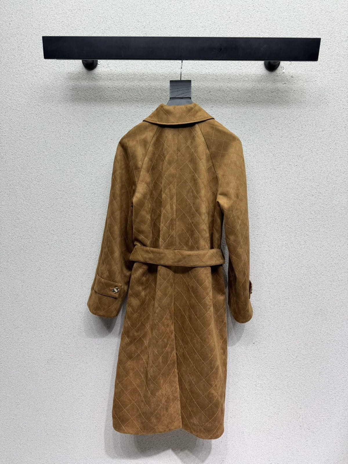 26 New Camel Long Trench Coat