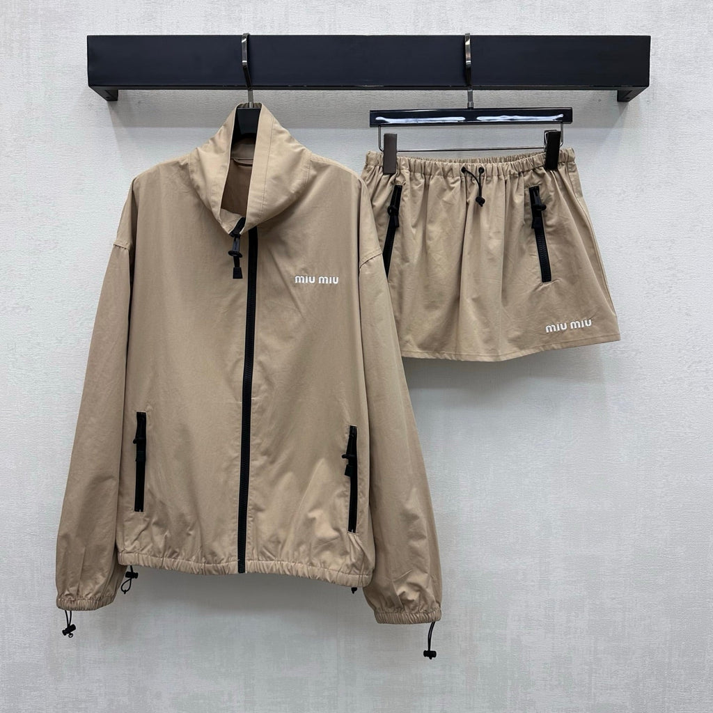 26 New Embroidered Utility Mini Skirt
