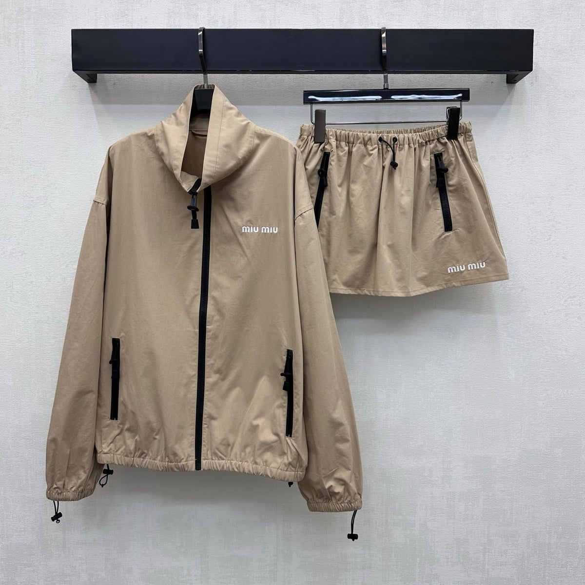 26 New Embroidered Utility Mini Skirt