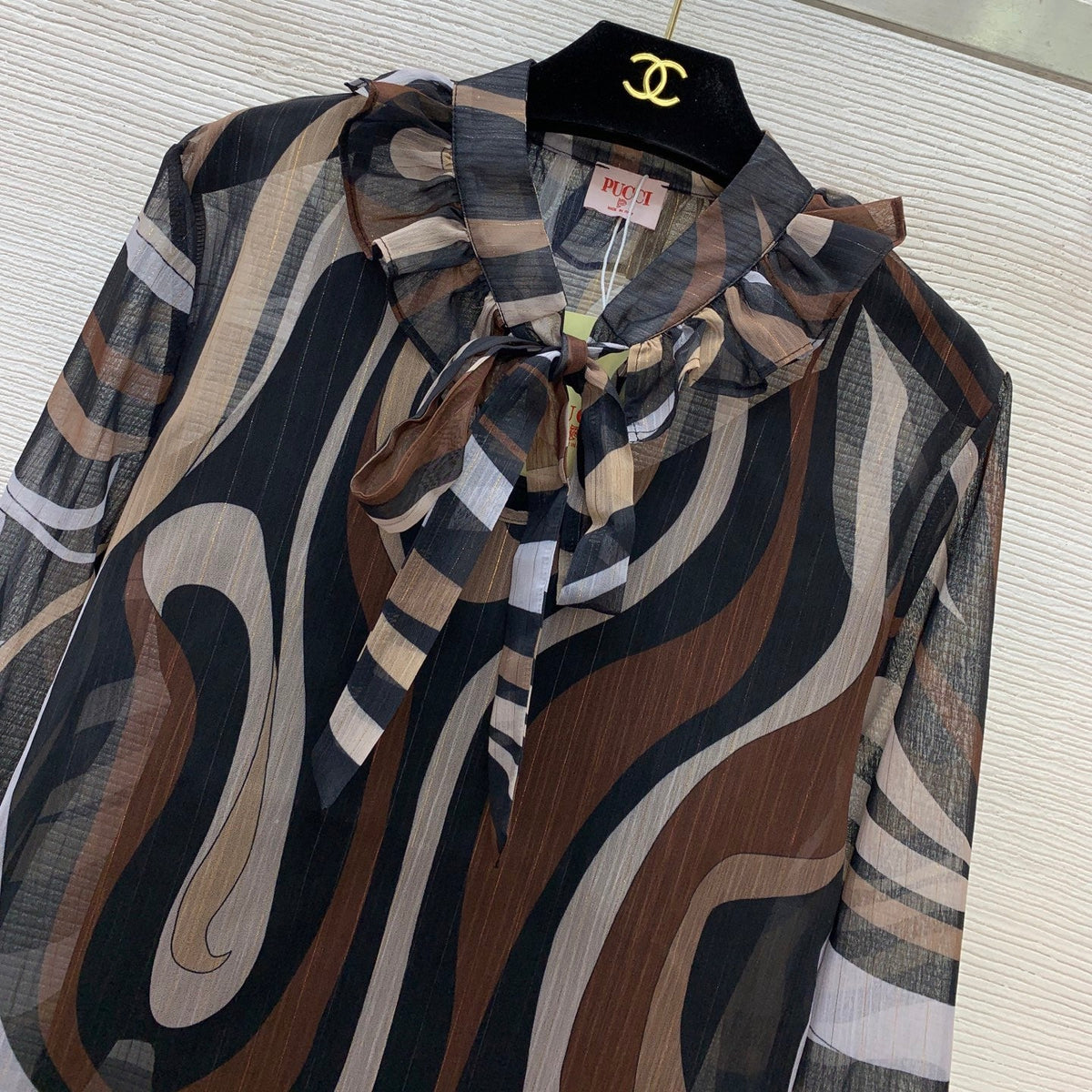 Pucci/26 New Retro Top + Solid Color Camisole