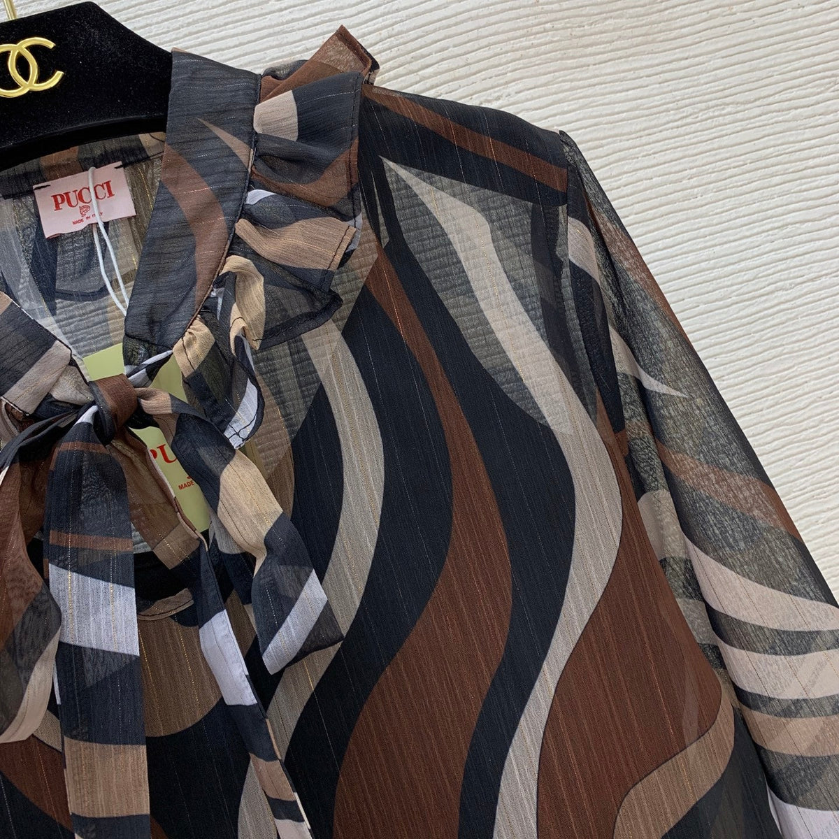Pucci/26 New Retro Top + Solid Color Camisole