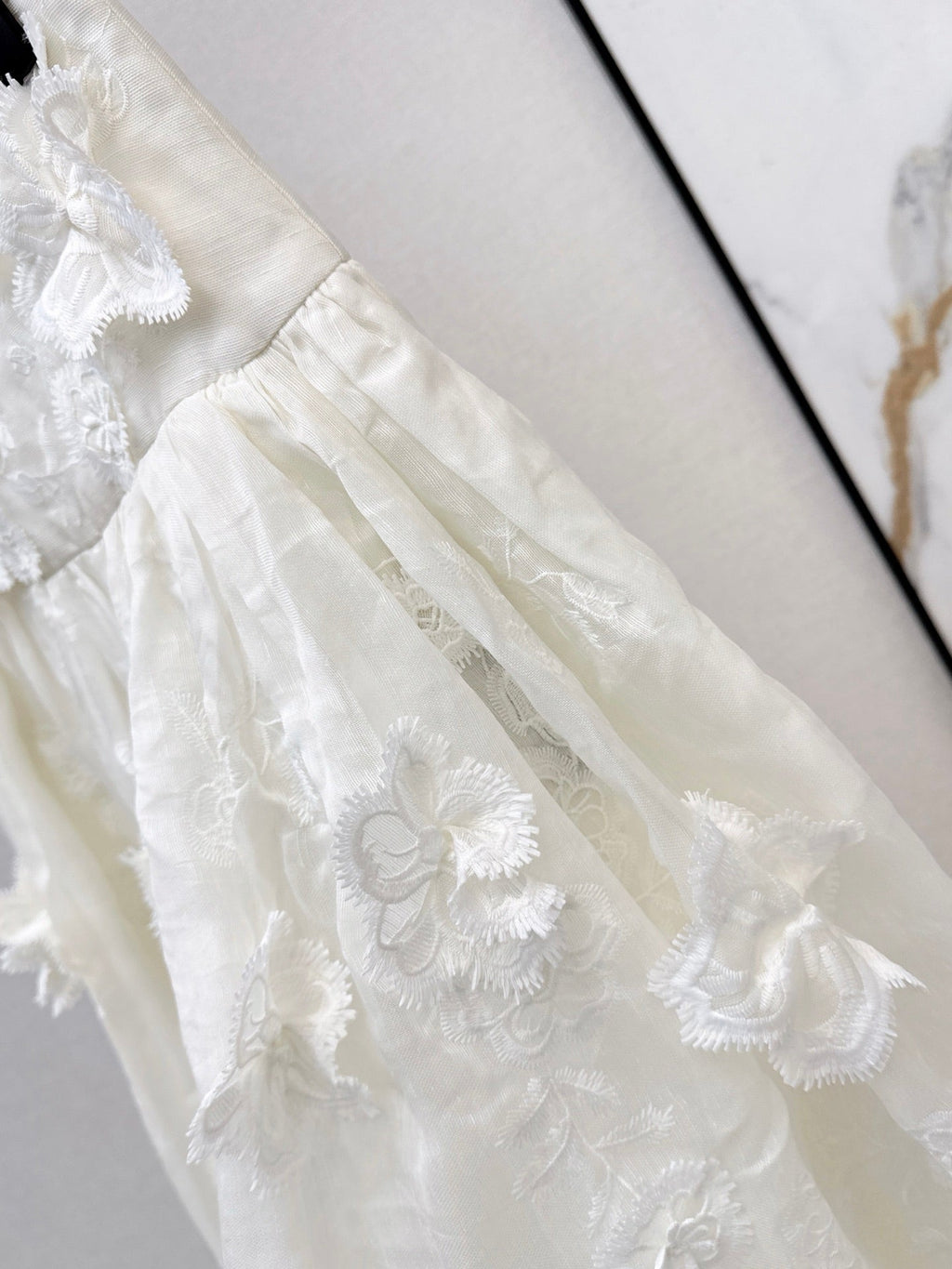 zimmermann/26ss 3D Floral Camisole + Skirt