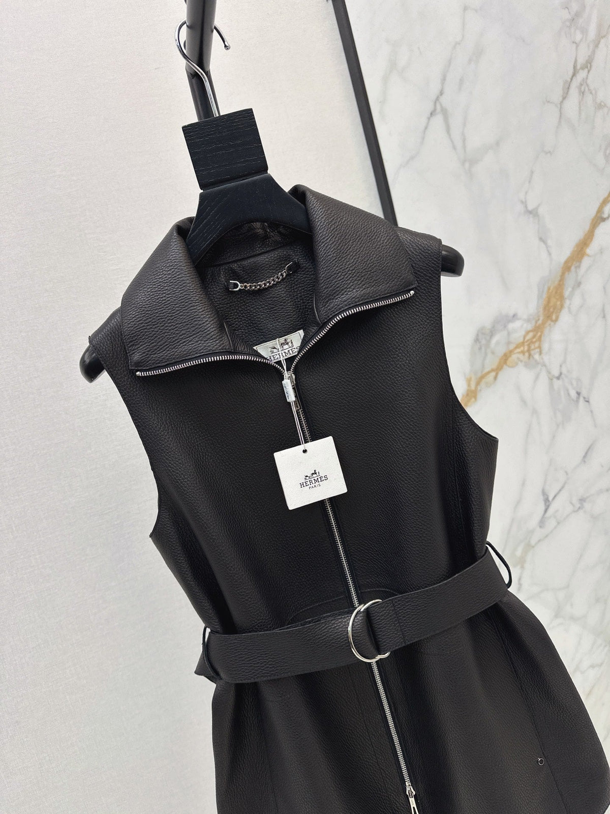 Hermès/26 Early Autumn Latest Genuine Leather Vest