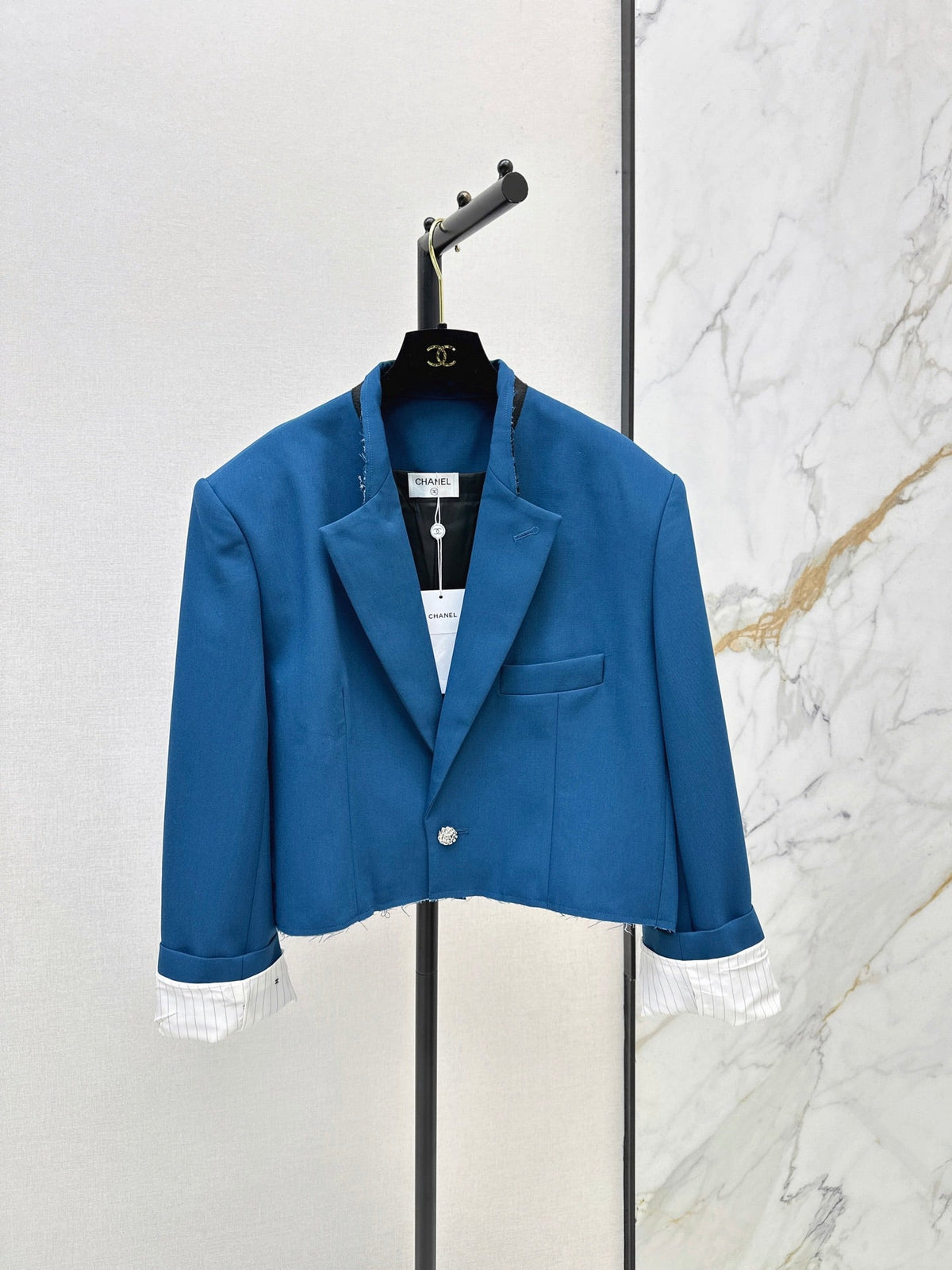26Ss Early Autumn Latest Klein Blue Short Jacket