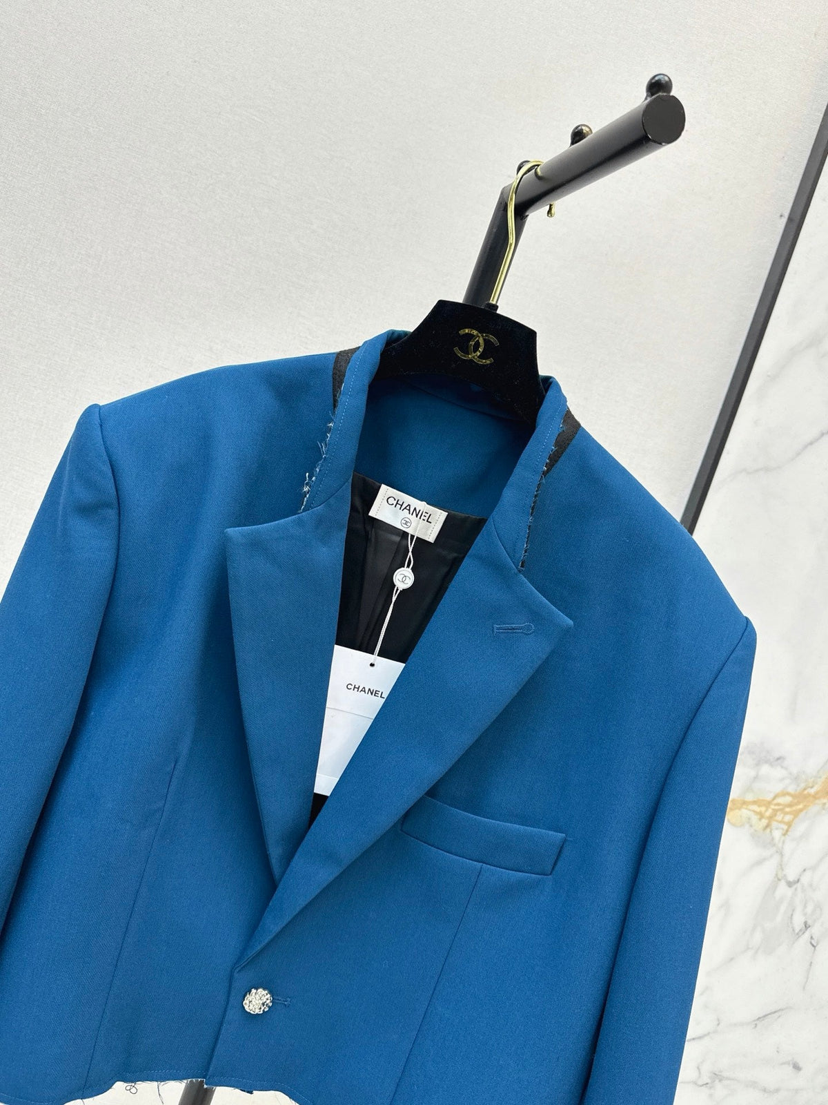 26Ss Early Autumn Latest Klein Blue Short Jacket
