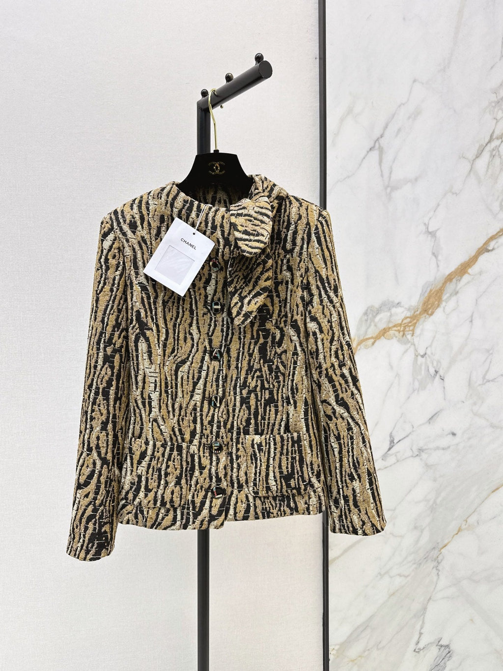 26Ss Early Autumn Latest Leopard Print Jacket
