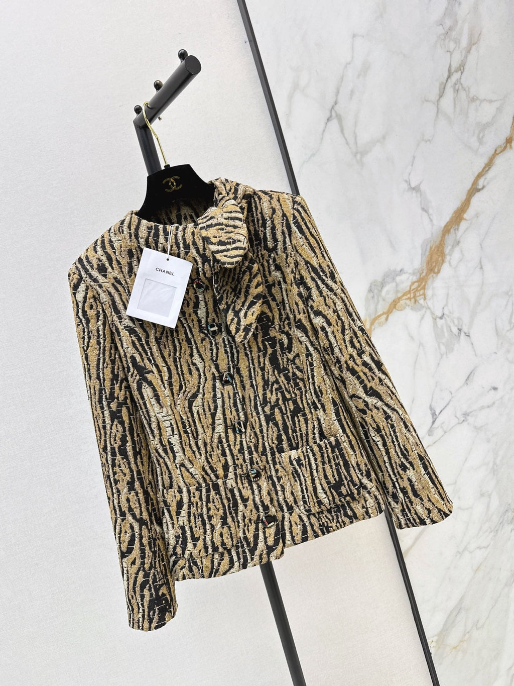 26Ss Early Autumn Latest Leopard Print Jacket