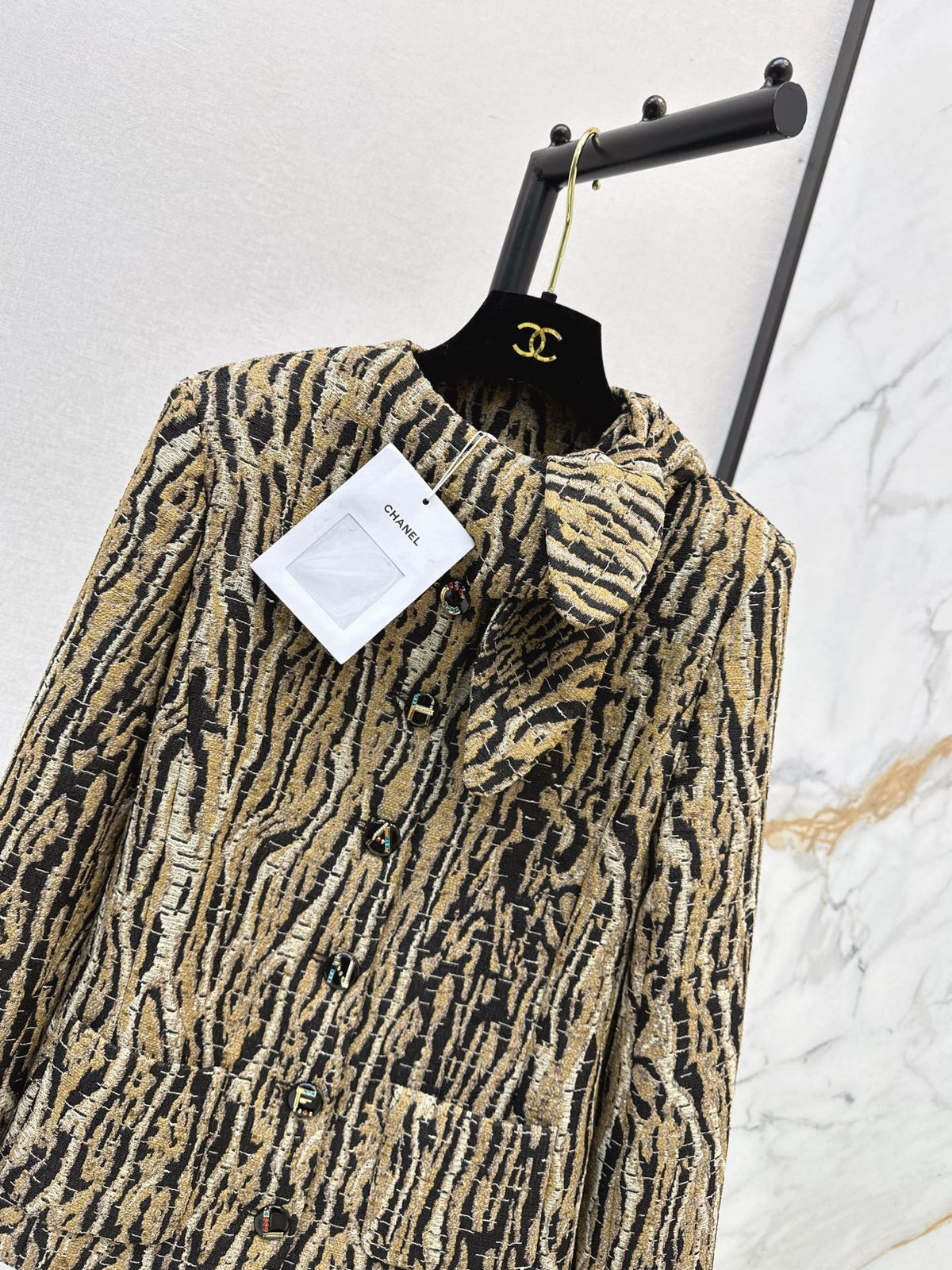 26Ss Early Autumn Latest Leopard Print Jacket