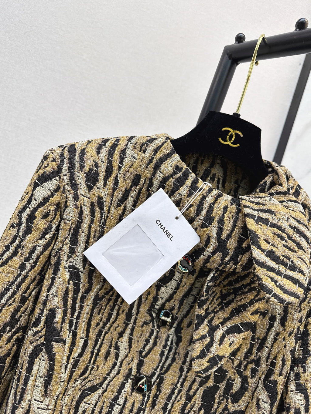 26Ss Early Autumn Latest Leopard Print Jacket