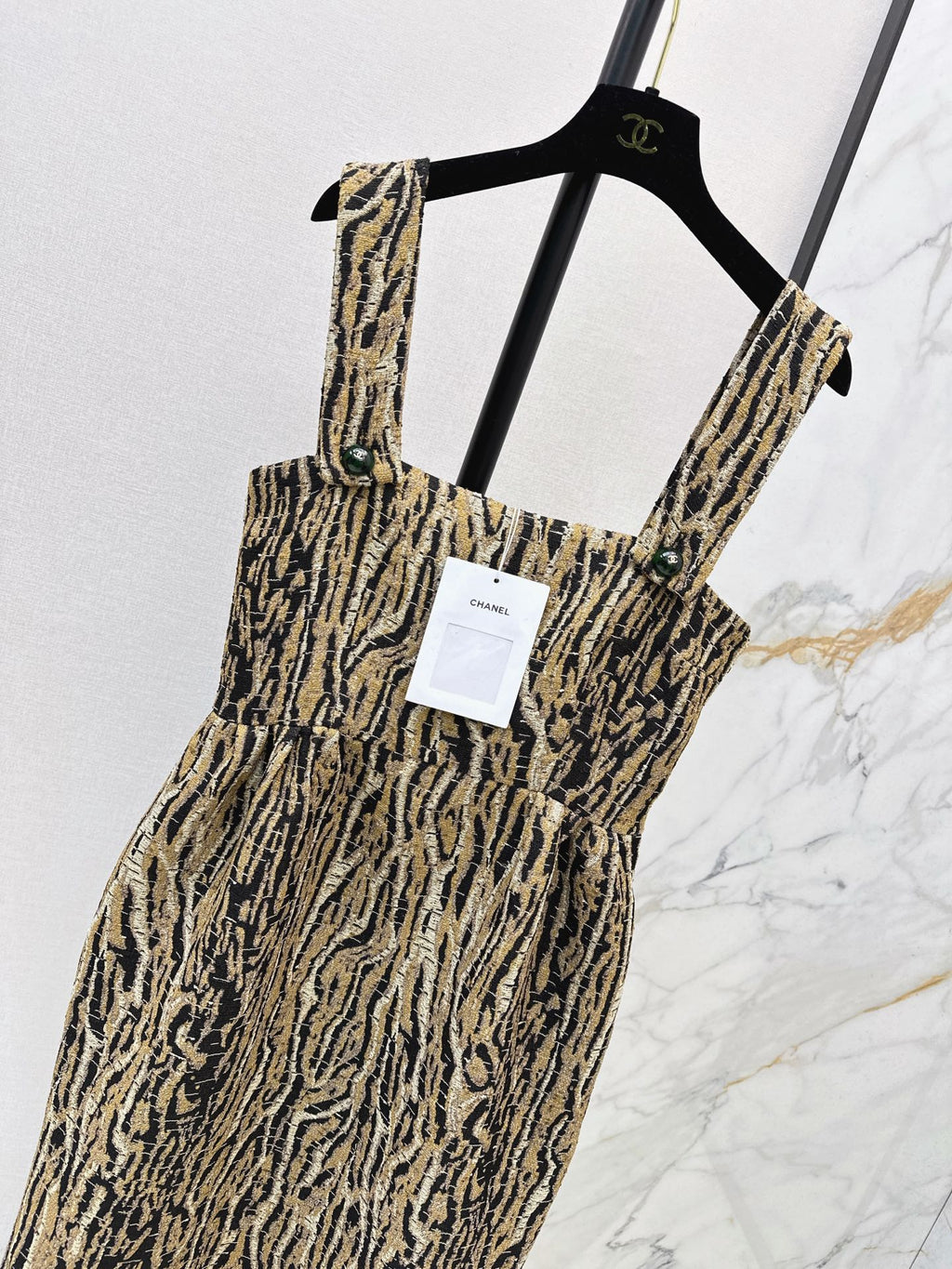 26Ss Early Autumn Latest Leopard Print Camisole Dress