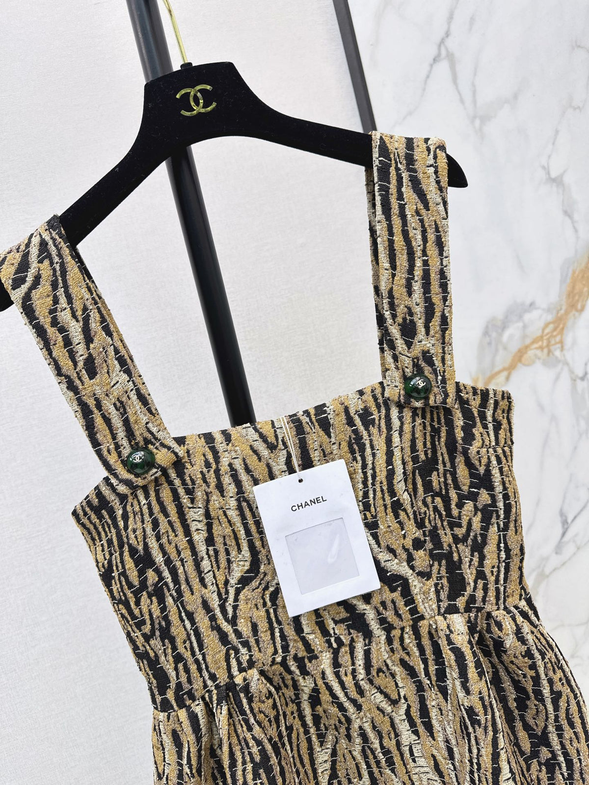 26Ss Early Autumn Latest Leopard Print Camisole Dress