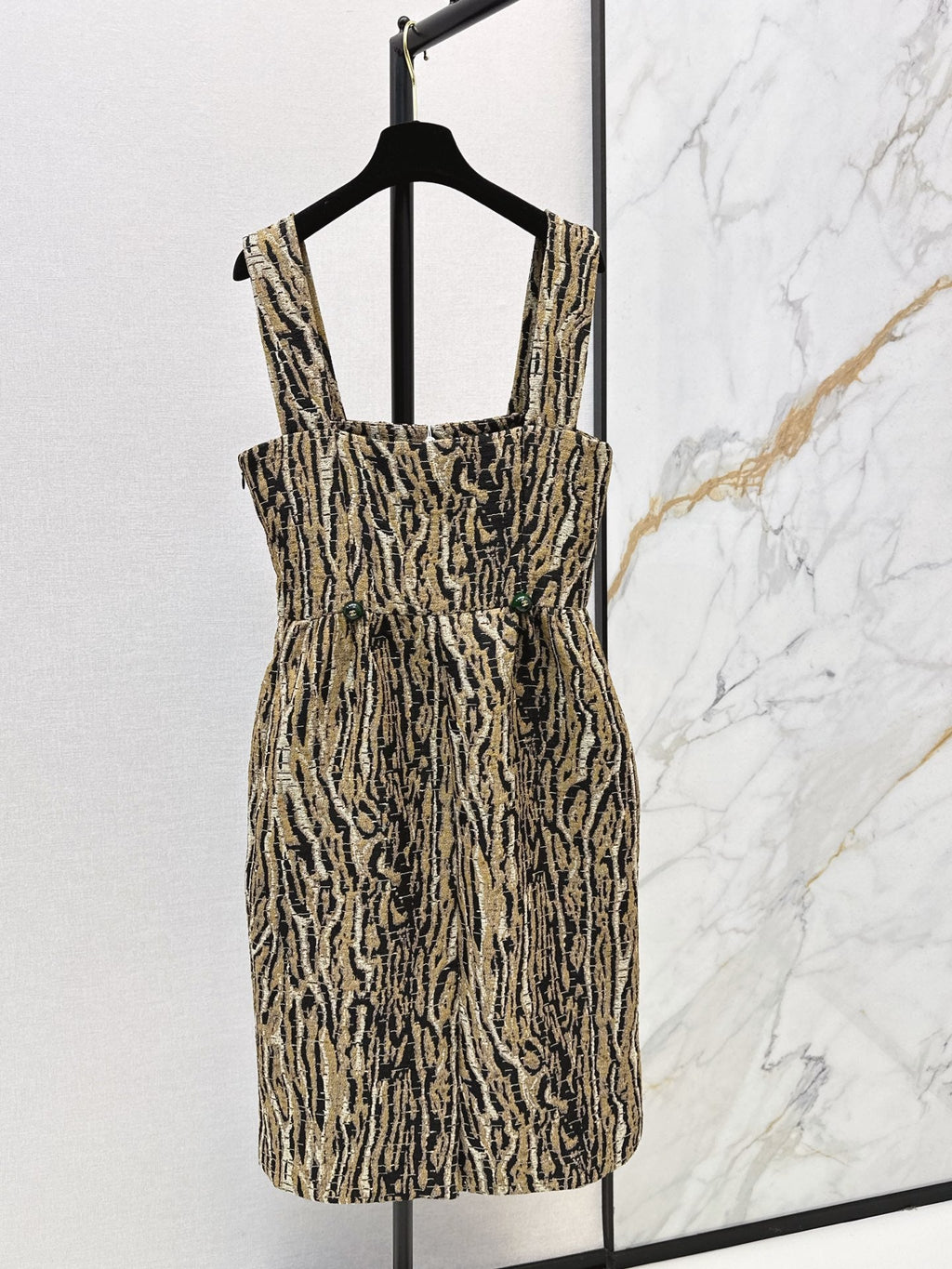 26Ss Early Autumn Latest Leopard Print Camisole Dress