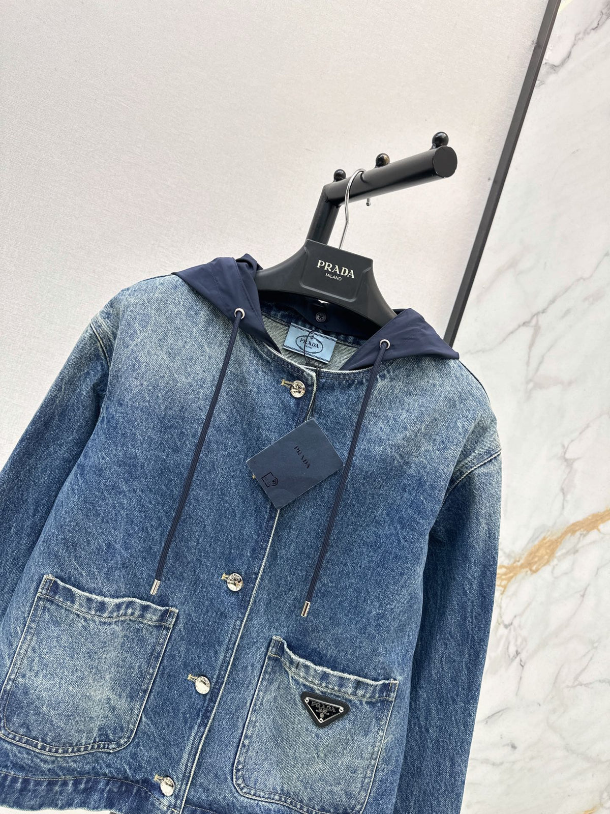 26 Early Fall New Hooded Denim Jacket