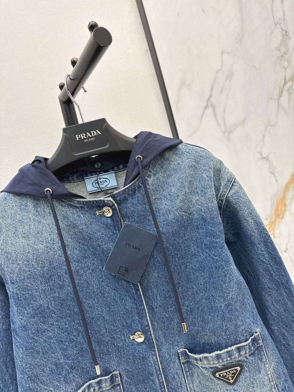 26 Early Fall New Hooded Denim Jacket