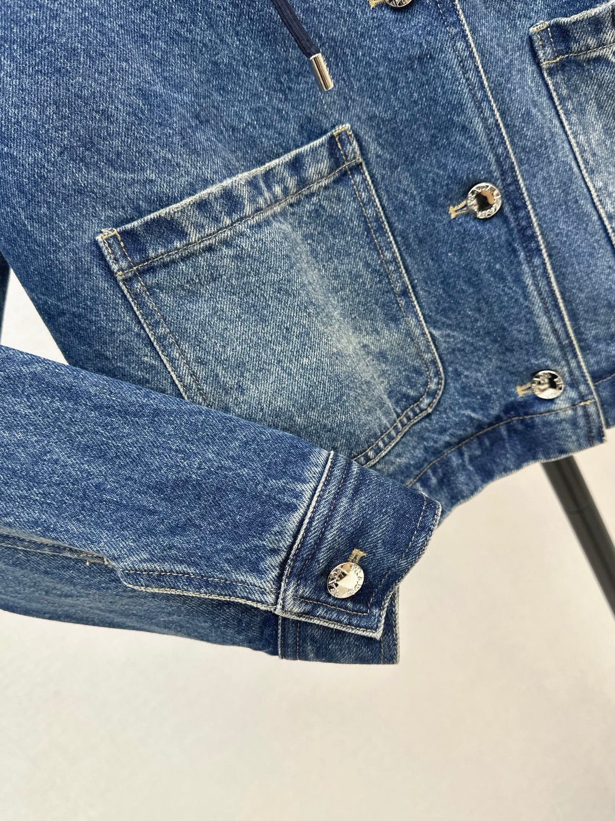 26 Early Fall New Hooded Denim Jacket