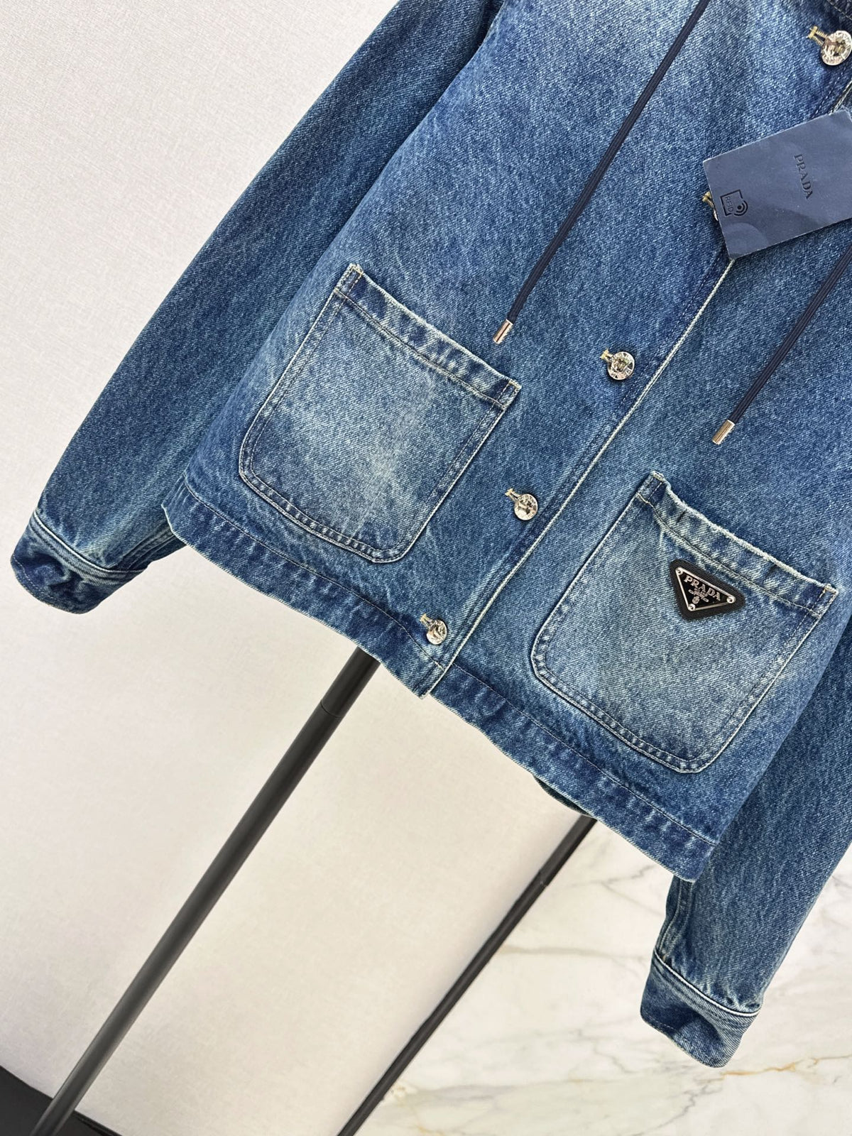 26 Early Fall New Hooded Denim Jacket