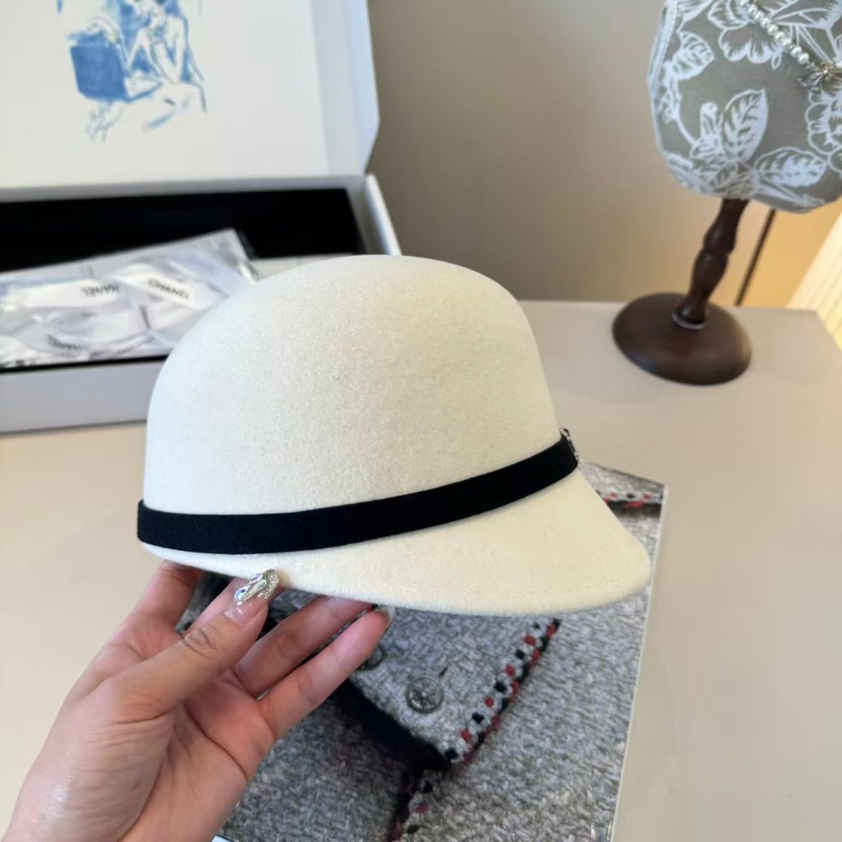 New wool military hat
