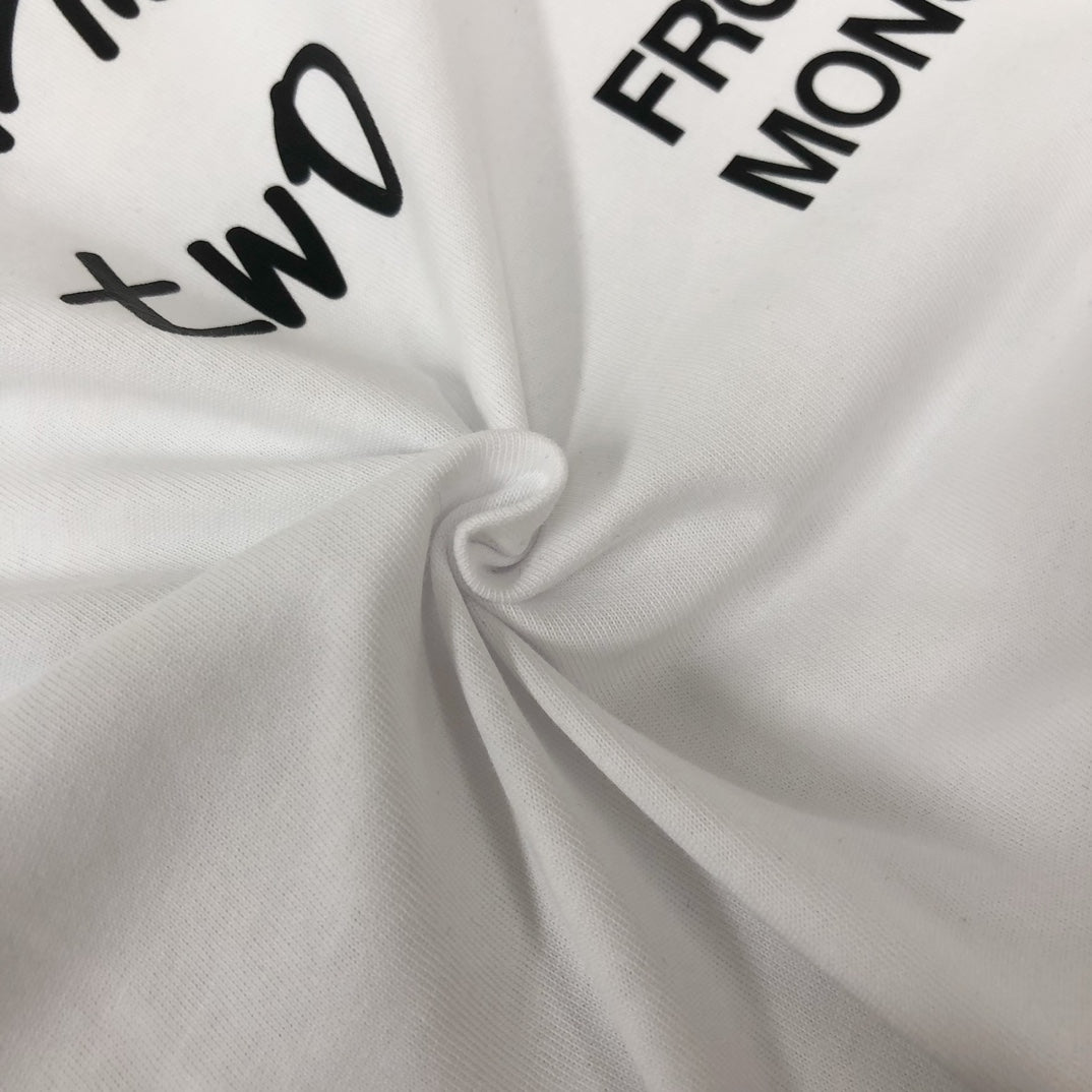 Double yarn pure cotton fabric T-shirt