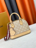 Light beige denim handbag