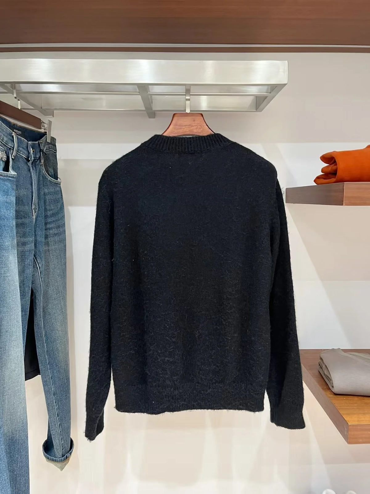 New mohair jacquard sweater