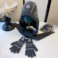 New Classic Scarf Hat Glove Set